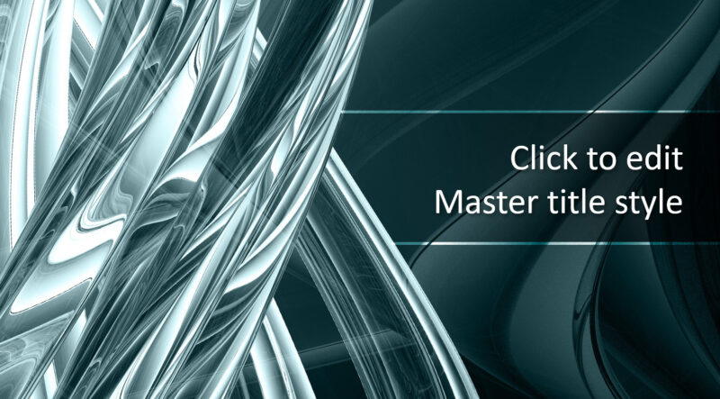 Abstraction Silver PowerPoint Template