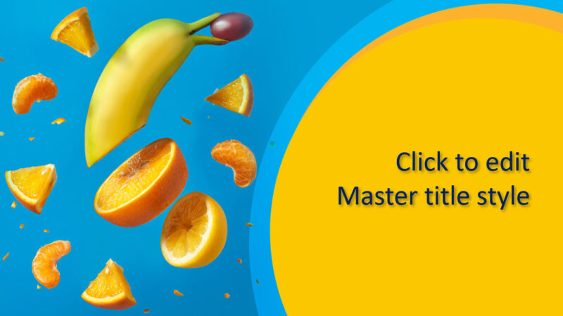 Colorful Fruits Presentation Template