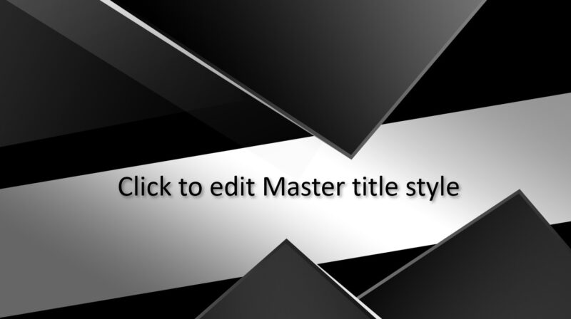 Background Black PowerPoint Template