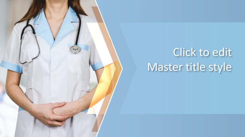 Woman Doctor PowerPoint Template