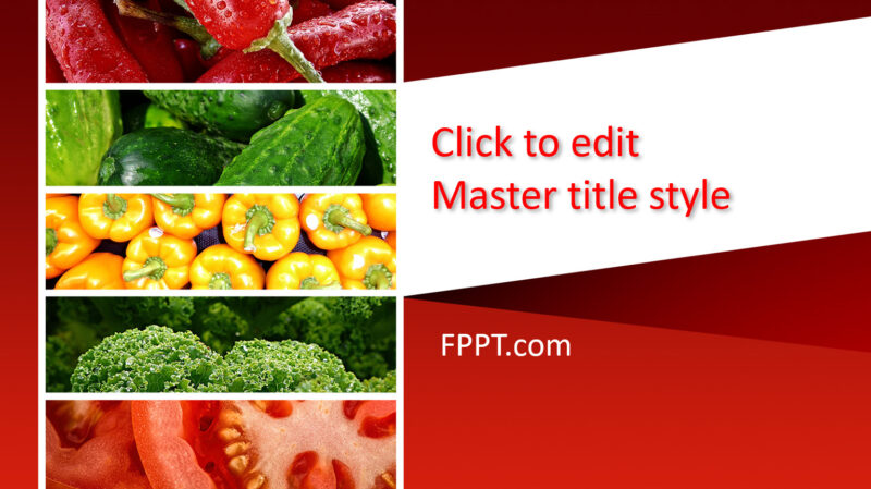 Organic Vegetables PowerPoint Template